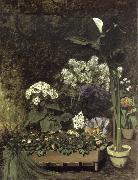 Pierre-Auguste Renoir Still Life-Spring Flowers in a Greenhouse Spain oil painting reproduction